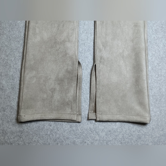 Zara Slim Faux Suede Slit Pants Womens - Picture 4 of 13